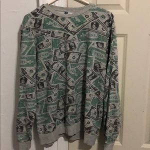 Money sweatshirt